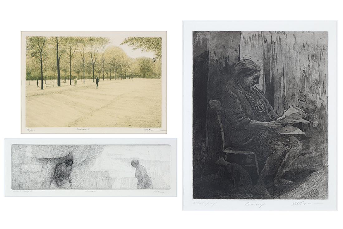 Harold Altman (American, 1924-2003) Three Works. (1 of 4)