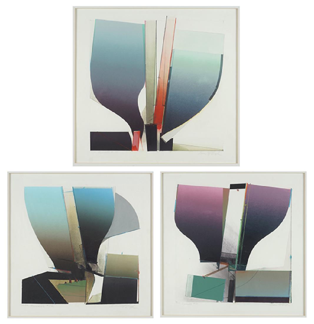 Owen McHugh (american, B. 1934) Three Works. (1 of 4)