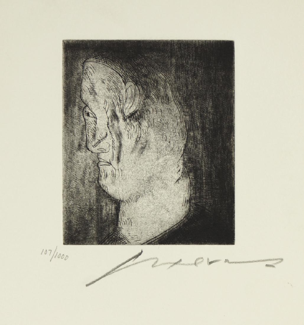 Jose Luis Cuevas (Mexican, 1934-2017) Self-Portrait. (1 of 1)