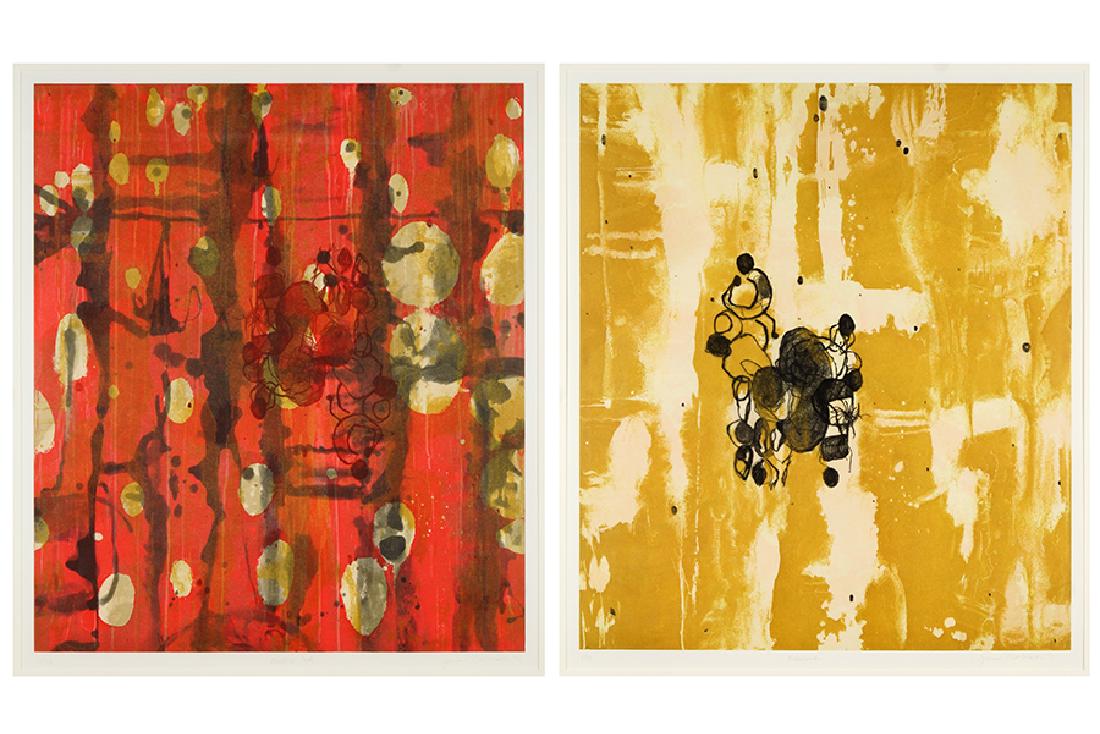 Janis Provisor (American, Contemporary) Two Works. (1 of 3)