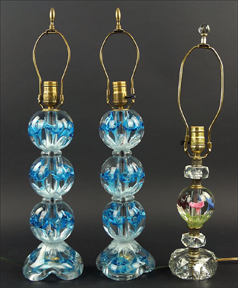 A Pair of Gibson Paperweight Lamps. Sep 20, 2018 Susanin's Auctions
