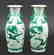 A Pair of Famille Verte Vases.