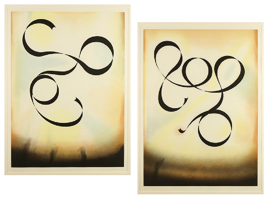 Gary Stephan (American, B. 1942) Two Works. (1 of 15)