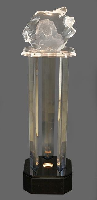 Frederick Hart (American, 1943-1999) Illuminata I.: Frederick Hart (American, 1943-1999) Illuminata I. Acrylic, signed lower right. Additionally signed, dated, numbered and inscribed '1997, F. Hart: A.P. XXXVI/LXXXV C.A.I'. Together with an illuminated