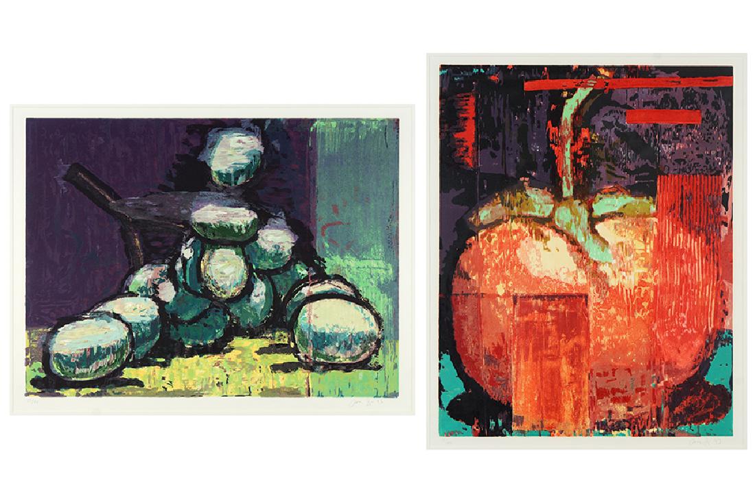 Aaron Fink (American, B. 1955) Two Works. (1 of 3)