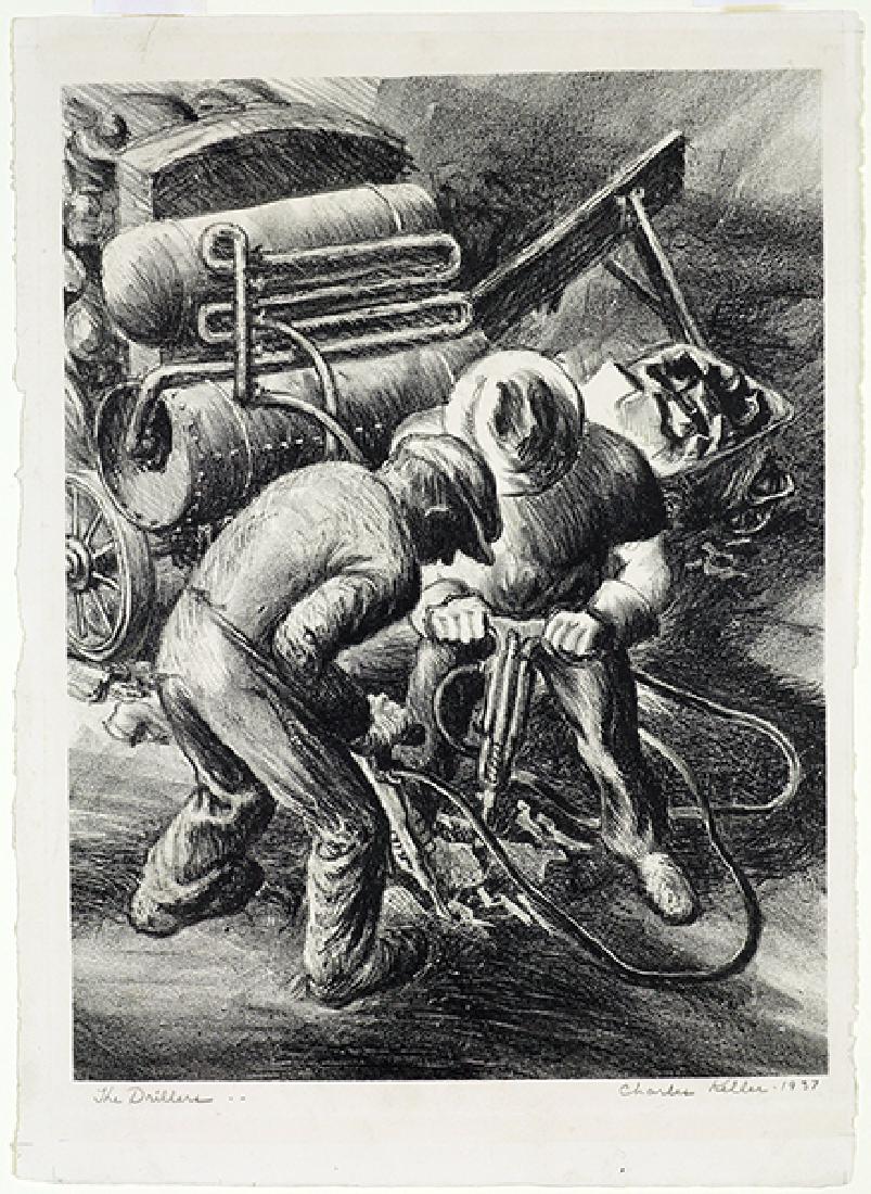 Charles Keller (American, 1914-1978) The Drillers. (1 of 1)