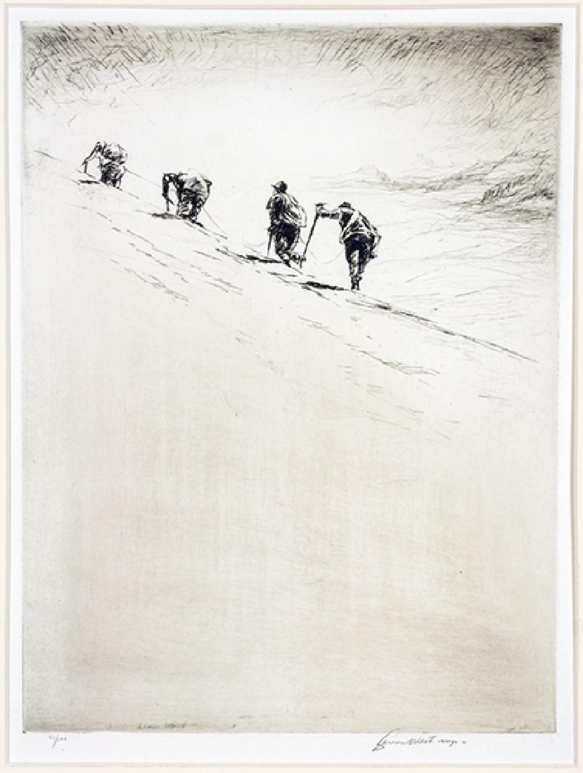 Levon West (American, 1900-1968) Mountain Climbers. (1 of 1)