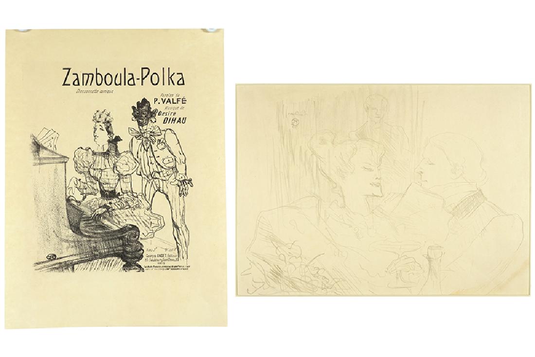 Henri de Toulouse-Lautrec (French, 1864-1901) Two (1 of 1)