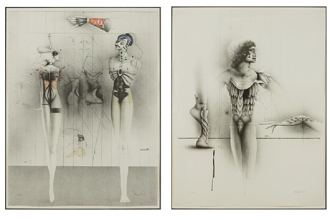 Paul Wunderlich (German, 1927-2010) Two Works. (1 of 1)