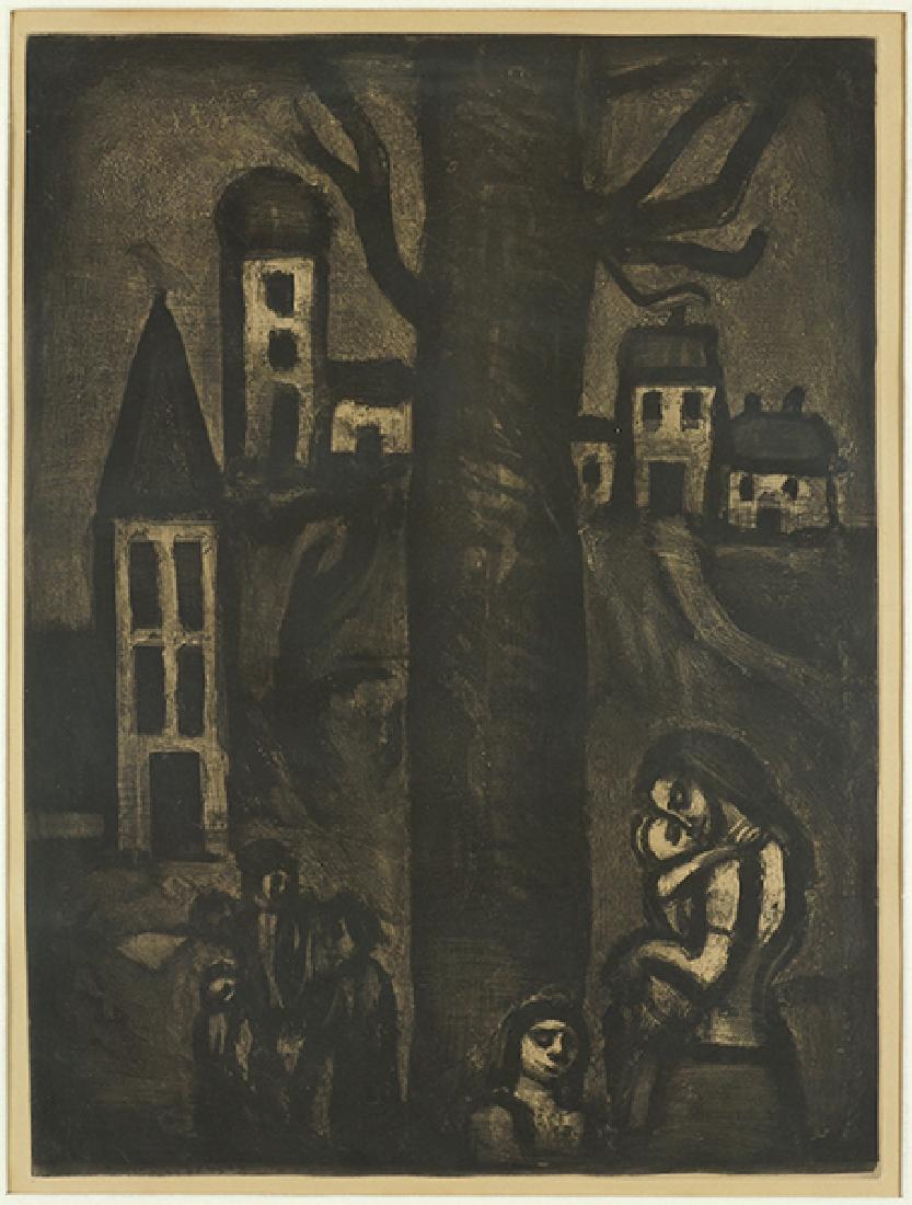 Georges Rouault (French, 1871-1958) Au Vieux Fauberg (1 of 1)