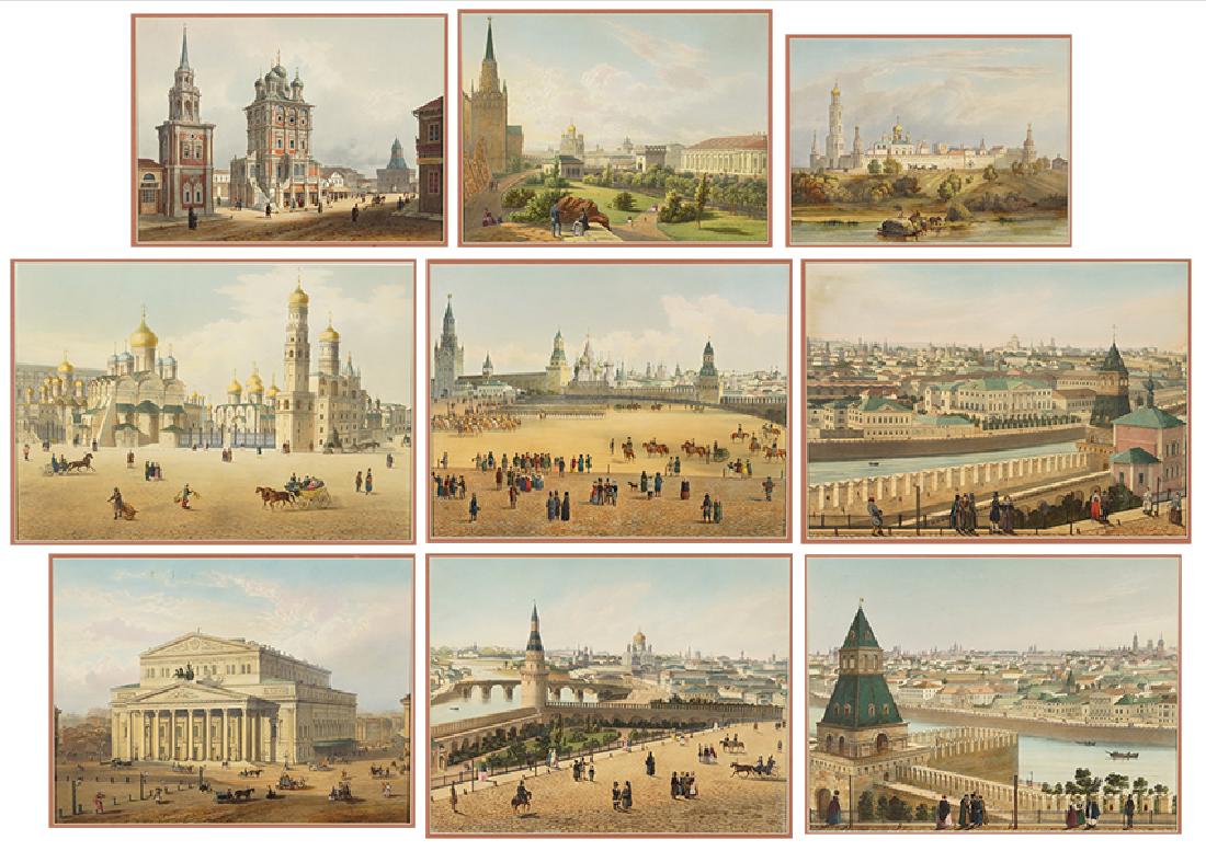 After Various Artists (19th Century) Moscou. (1 of 4)