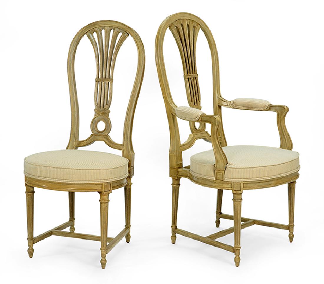 A Set of Six Dining Chairs. (1 of 2)