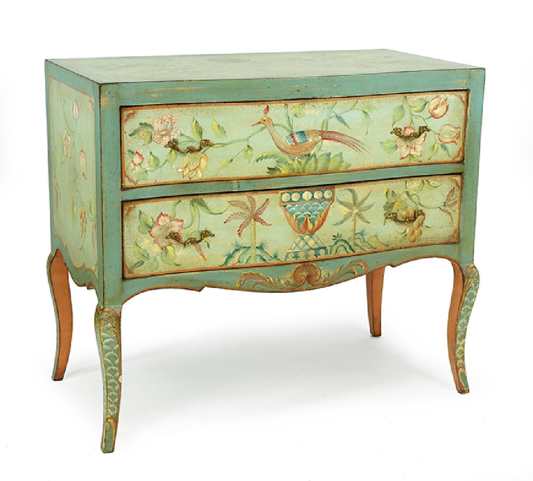 A Contemporary Painted Chest. (1 of 1)