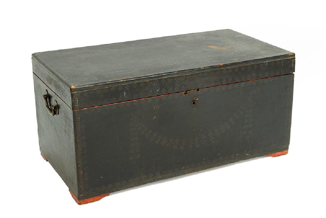A Chinese Painted Chest. (1 of 2)