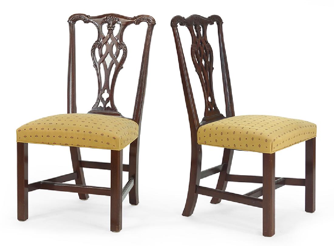 A Set Of Four Dining Chairs. (1 of 2)