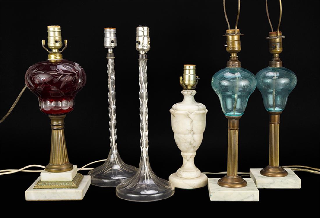 A Collection Of Table Lamps. (1 of 1)