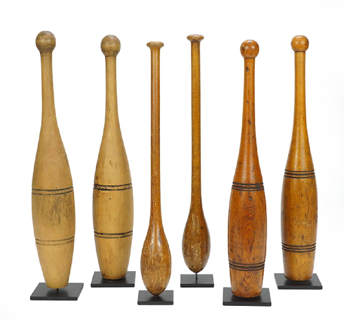 Three Pairs of Indian Clubs. (1 of 1)