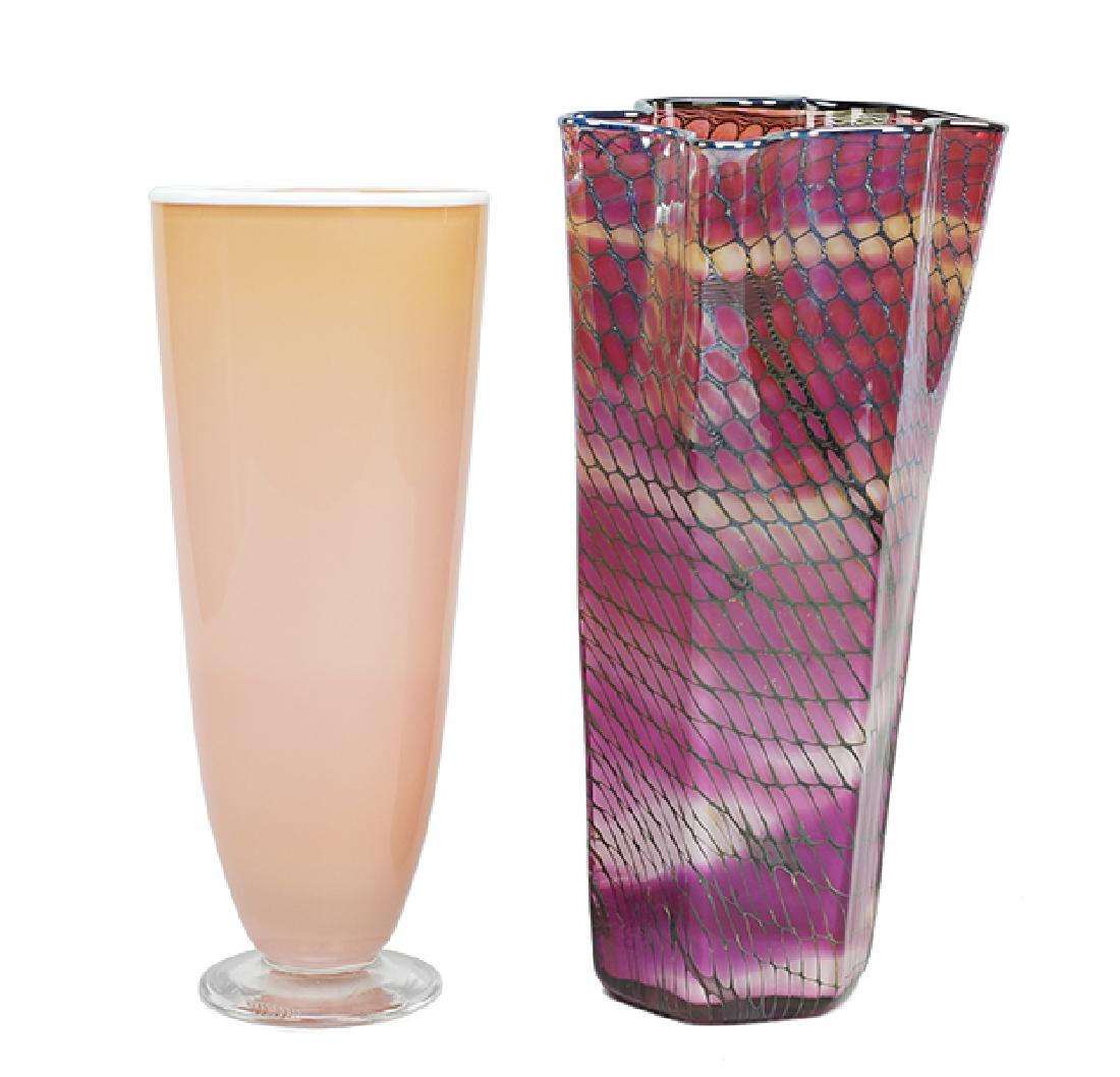 A Philabaum Carlson Glass Vase. (1 of 1)