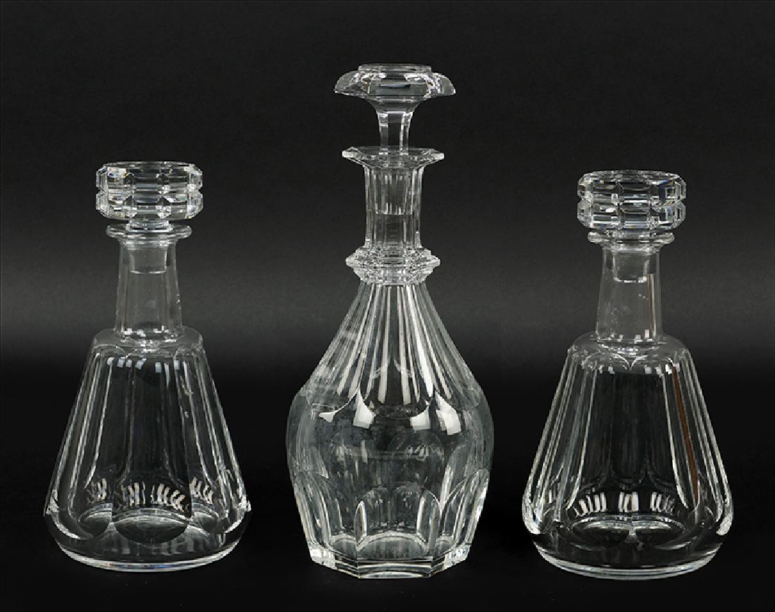 A Pair of Baccarat Crystal Decanters. (1 of 1)