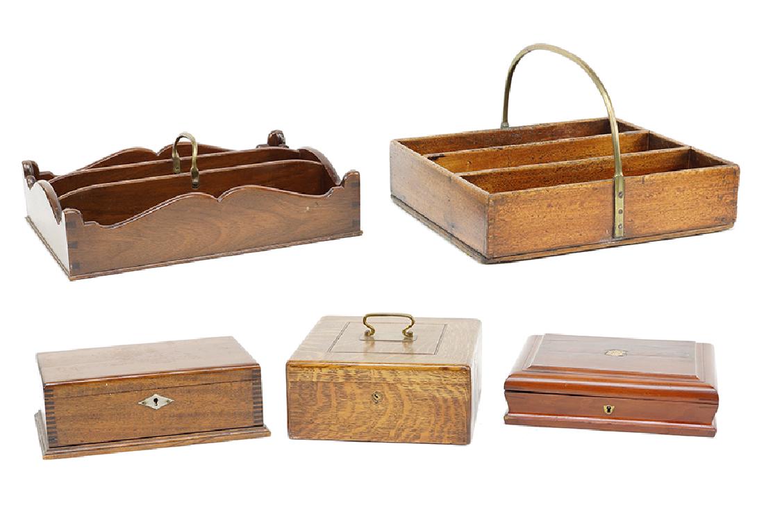 A Collection Of Wood Boxes. (1 of 1)