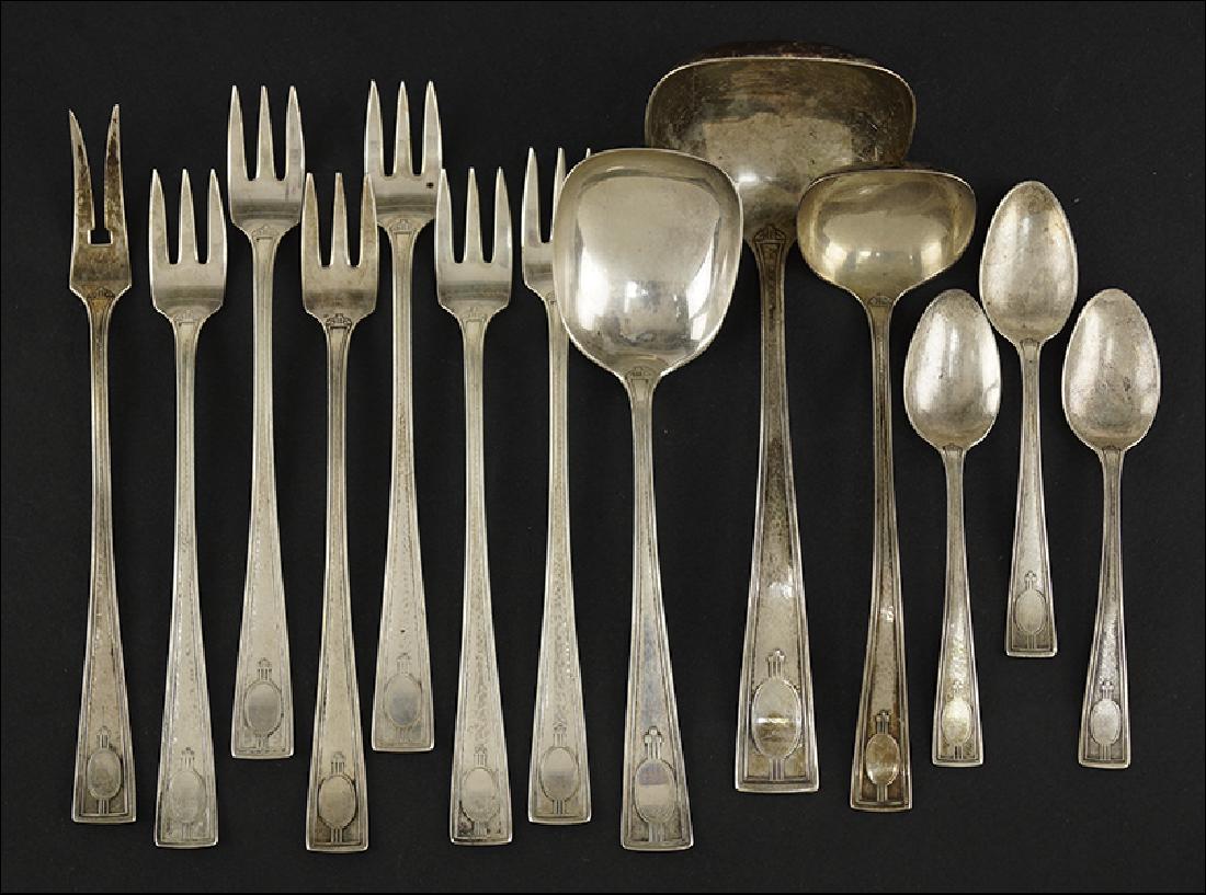 A Wallace Sterling Silver Partial Flatware Service. (1 of 1)