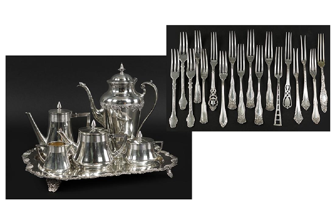 Four Sterling Silver Strawberry Forks. (1 of 3)