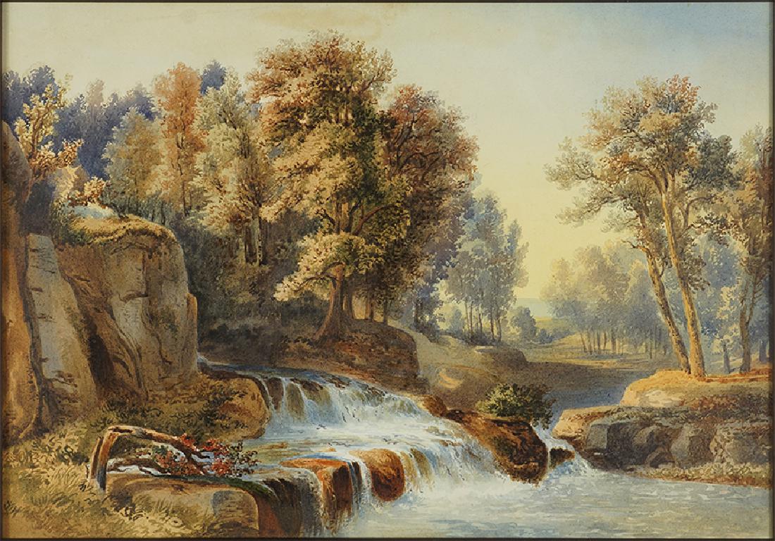 Artist Unknown (American, 19th Century) Landscape With (1 of 1)