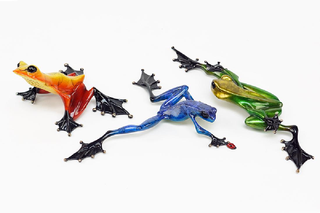 Tim Cotterill (British, 1950) Three Frogs. (1 of 1)