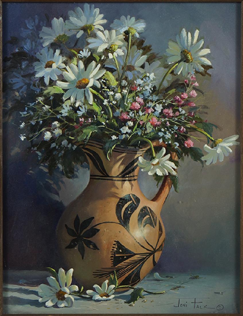 Joni Falk (American, B. 1933) A Pitcher of Daisies. (1 of 1)