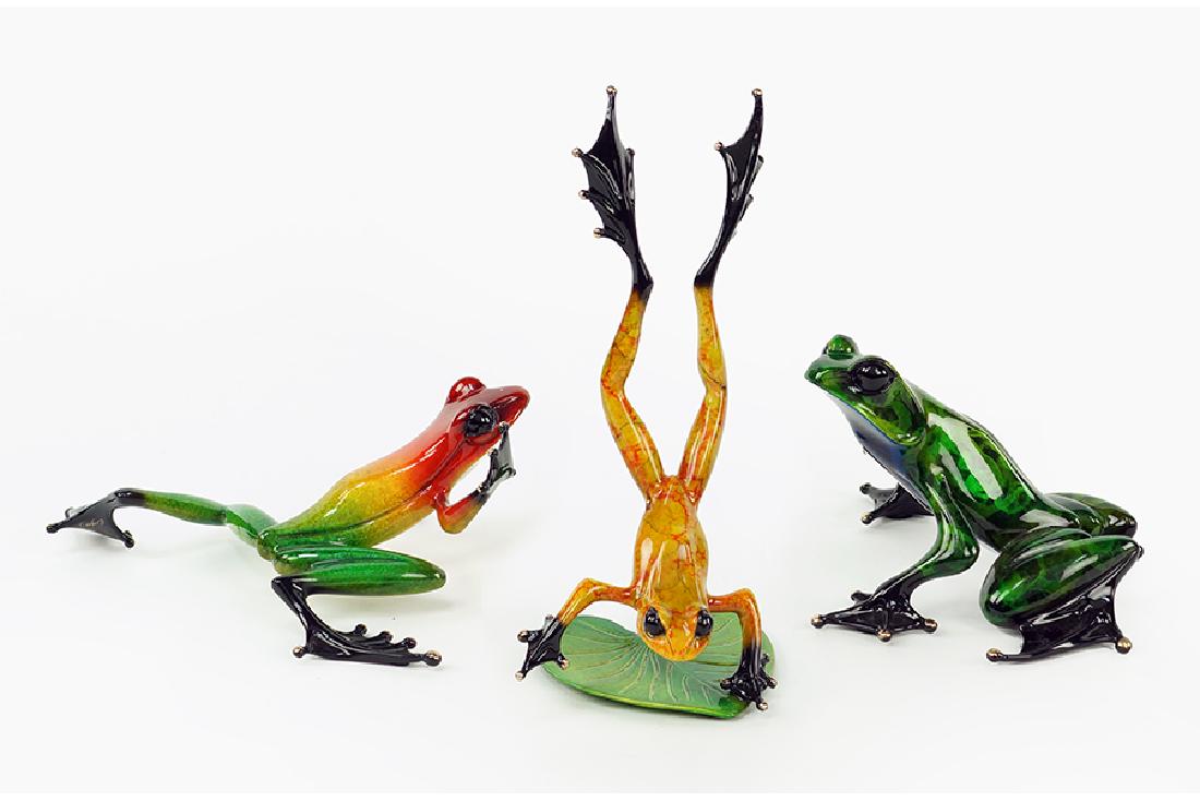 Tim Cotterill (British, 1950) Three Frogs. (1 of 1)