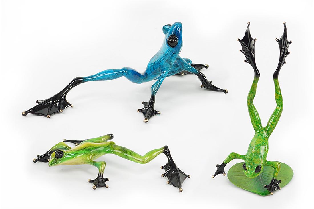 Tim Cotterill (British, 1950) Three Frogs. (1 of 1)