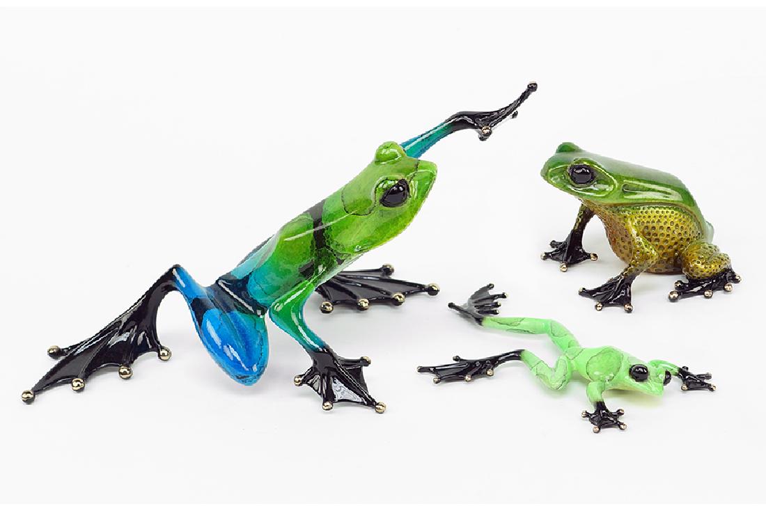 Tim Cotterill (British, 1950) Three Frogs. (1 of 1)