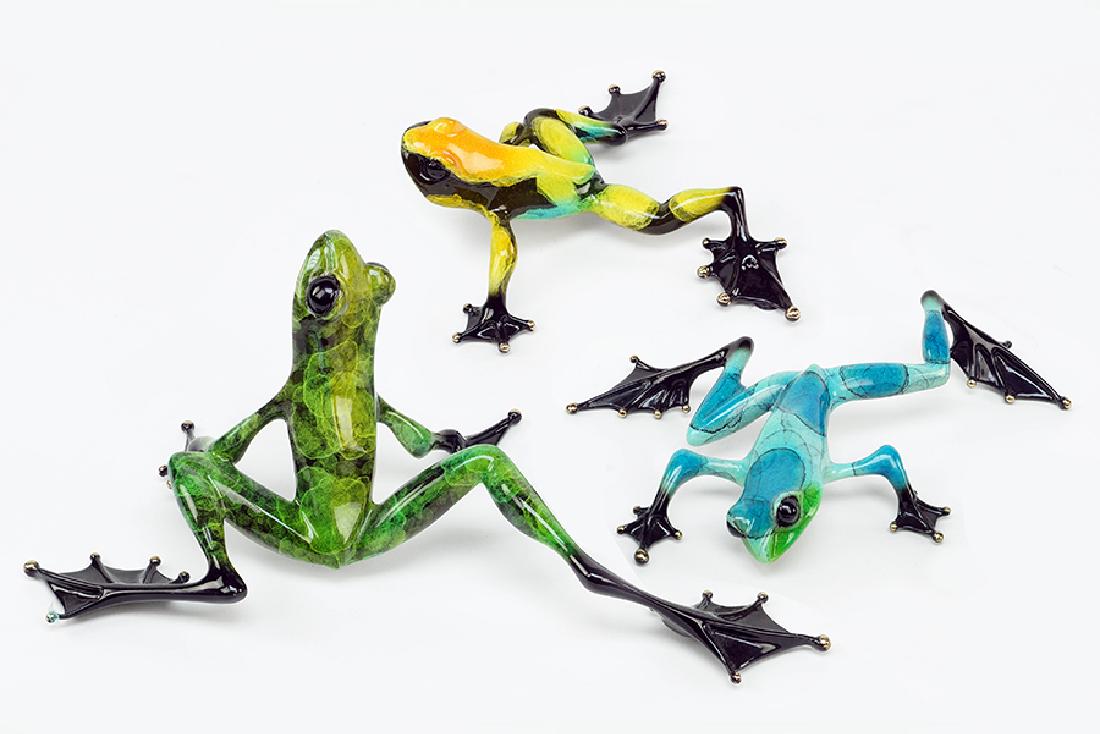 Tim Cotterill (British, 1950) Three Frogs. (1 of 1)