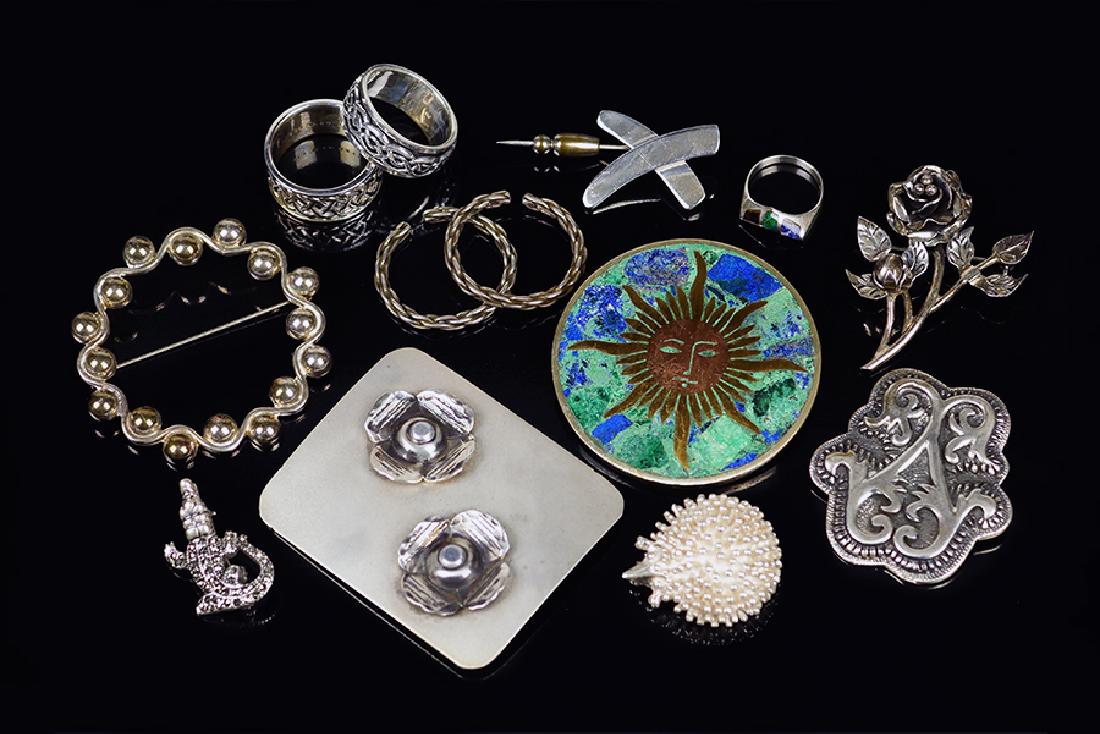 A Rebajes Sterling Silver Brooch. (1 of 1)