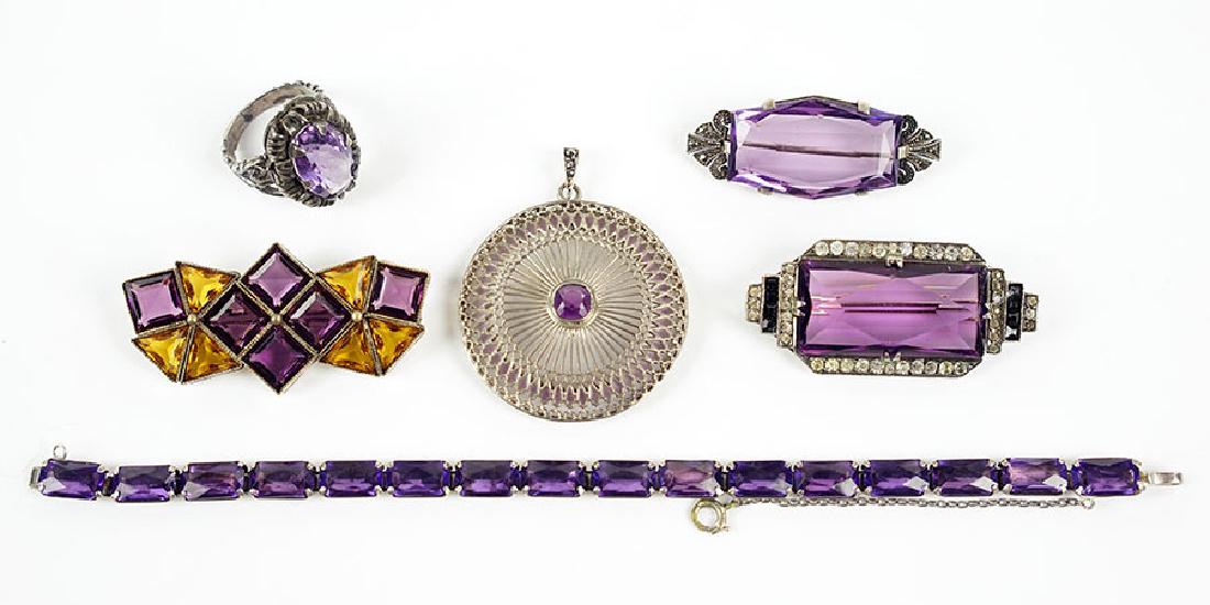 A French Plique A Jour Enamel, Marcasite, And Paste (1 of 1)