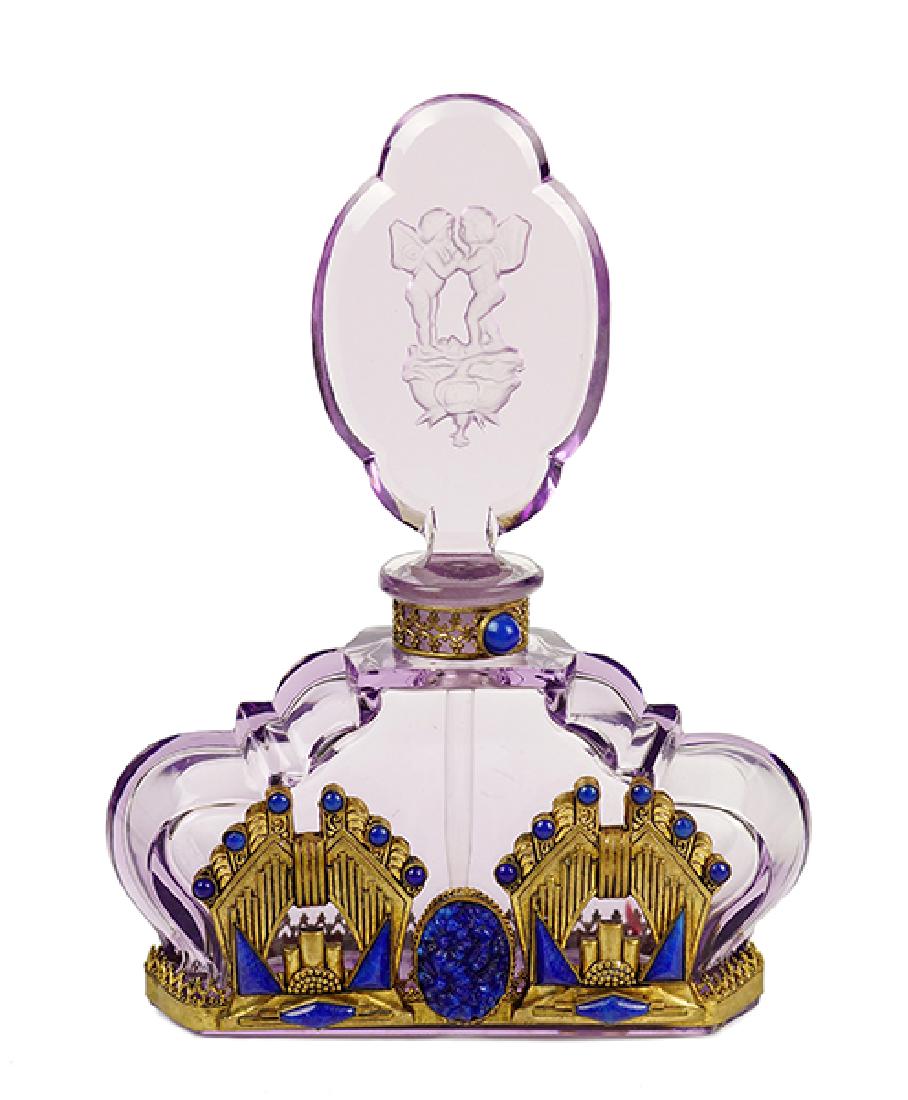 A 1930s Czechoslovakian Perfume Bottle and Intaglio (1 of 1)