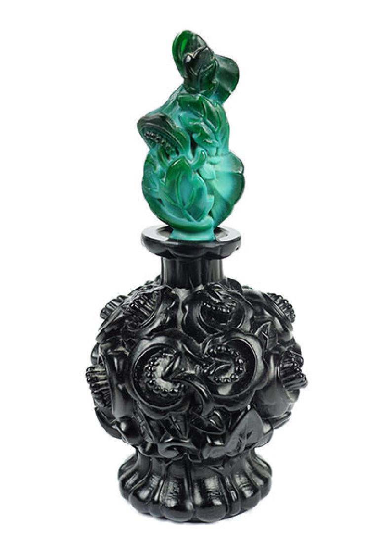 A 1920s Ingrid Czechoslovakian Black Crystal Perfume (1 of 1)