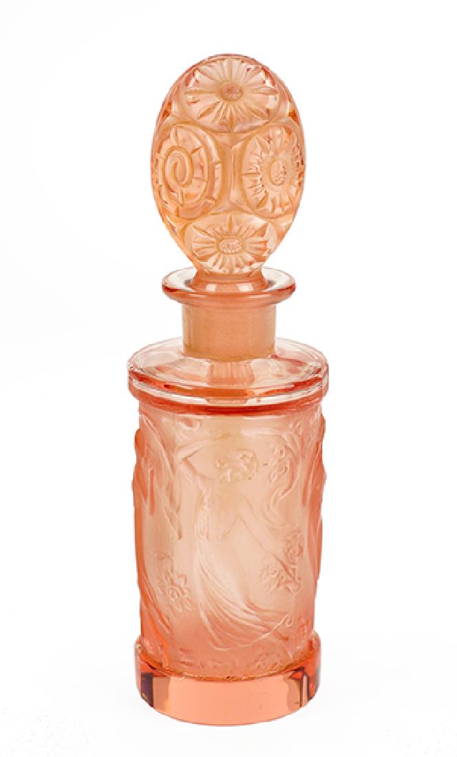 A 1930s Hoffmann Czechoslovakian Pink Crystal Perfume (1 of 1)
