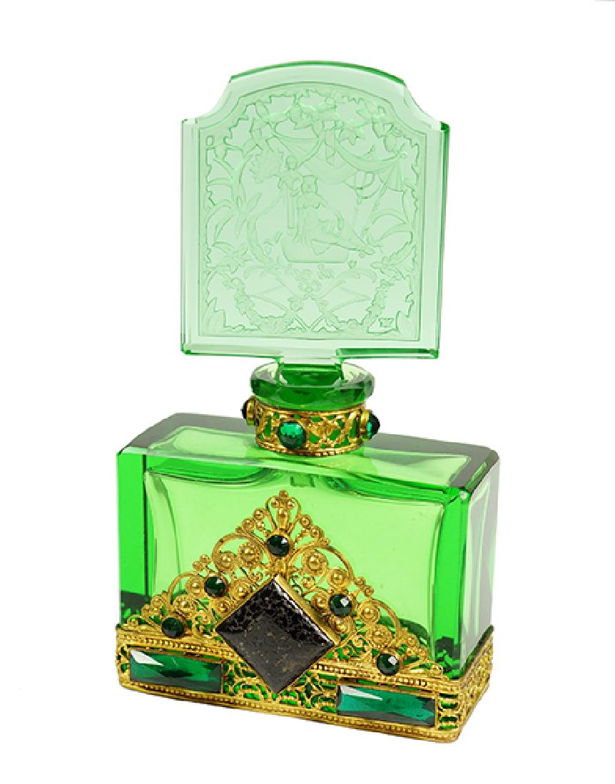 A 1930s Czechoslovakian Hoffman Perfume Bottle. (1 of 1)