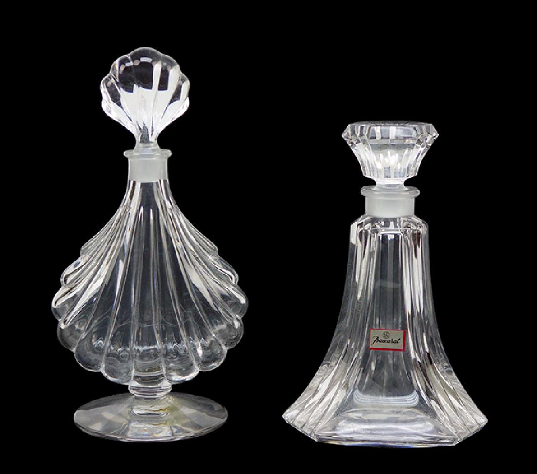 Two Baccarat Crystal Perfume Bottles. (1 of 1)