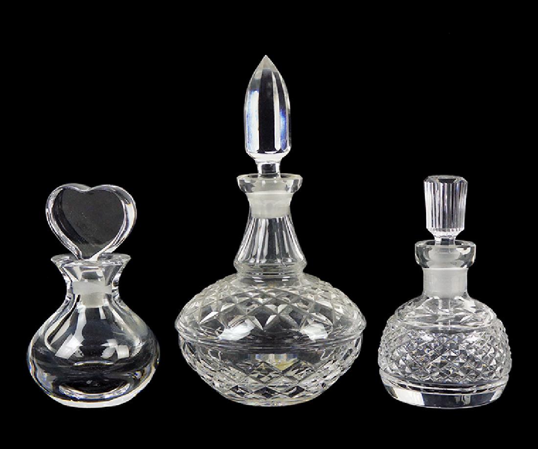 Two Waterford Crystal Perfume Bottles. (1 of 1)