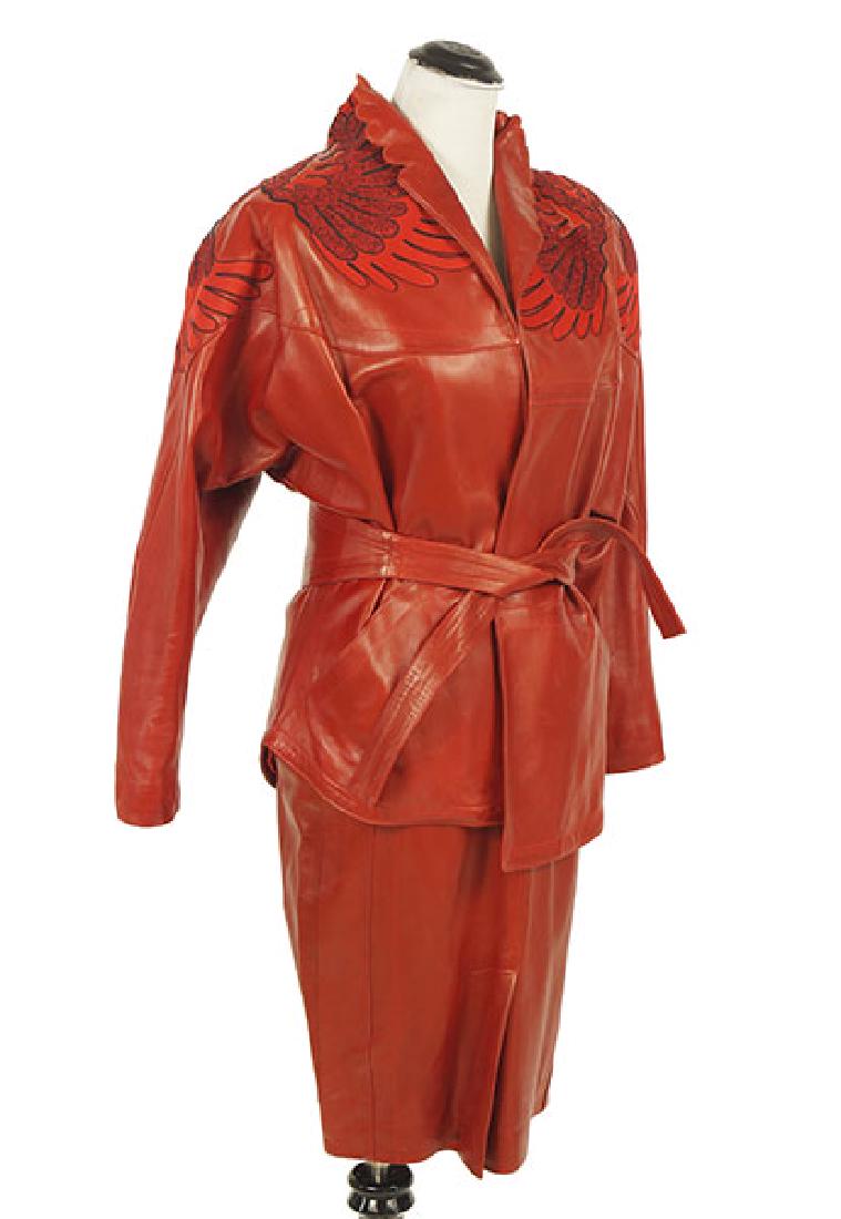 A Jean Claude Jitrois Leather Ensemble. (1 of 1)