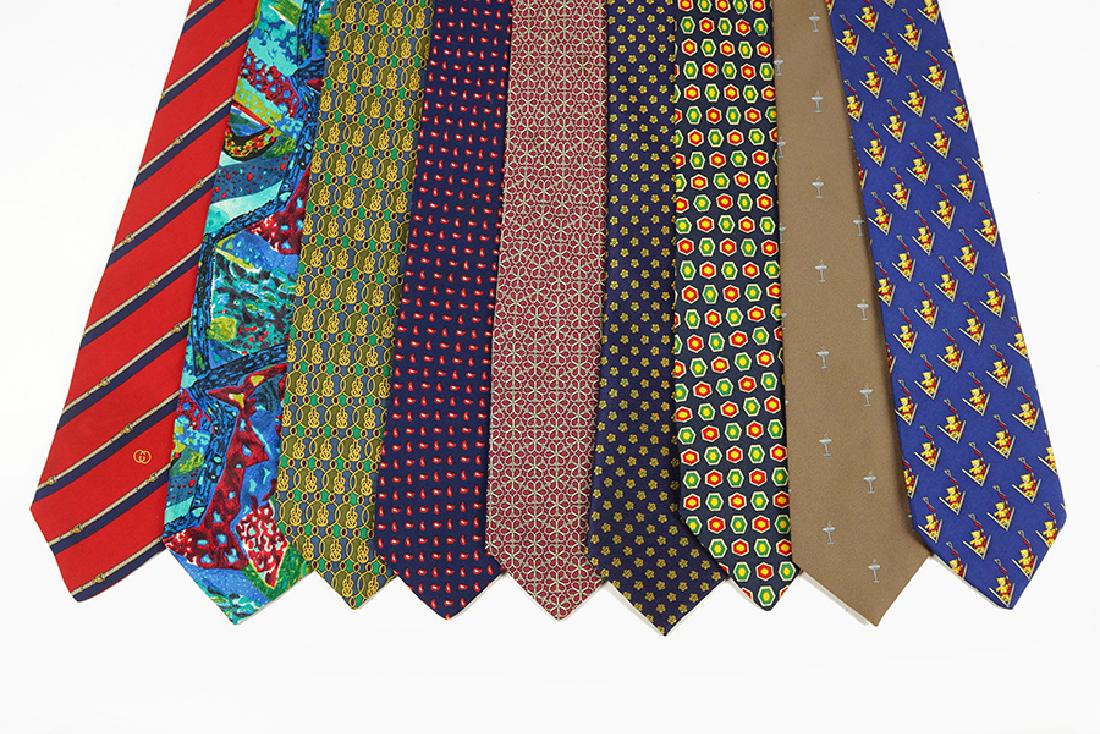 A Collection of Men's Silk Ties. (1 of 1)