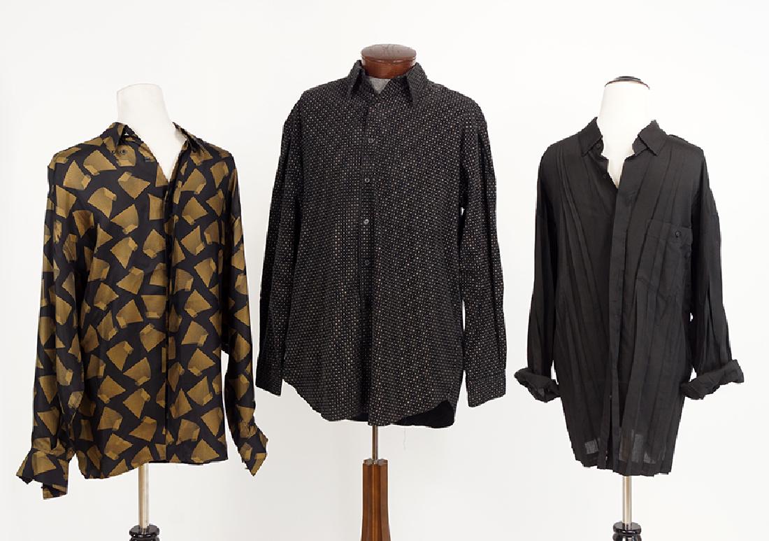 An Issey Miyake Black Cotton Shirt. (1 of 1)