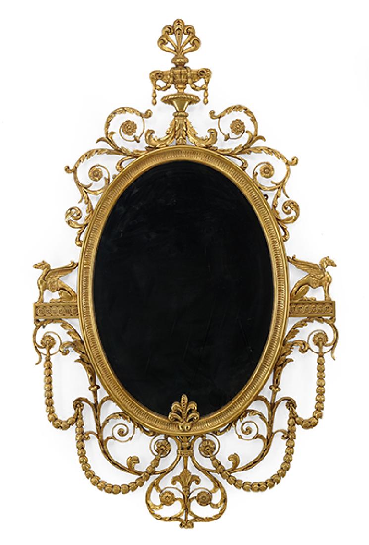 A 19th Century Neoclassical Revival Giltwood Mirror. (1 of 11)