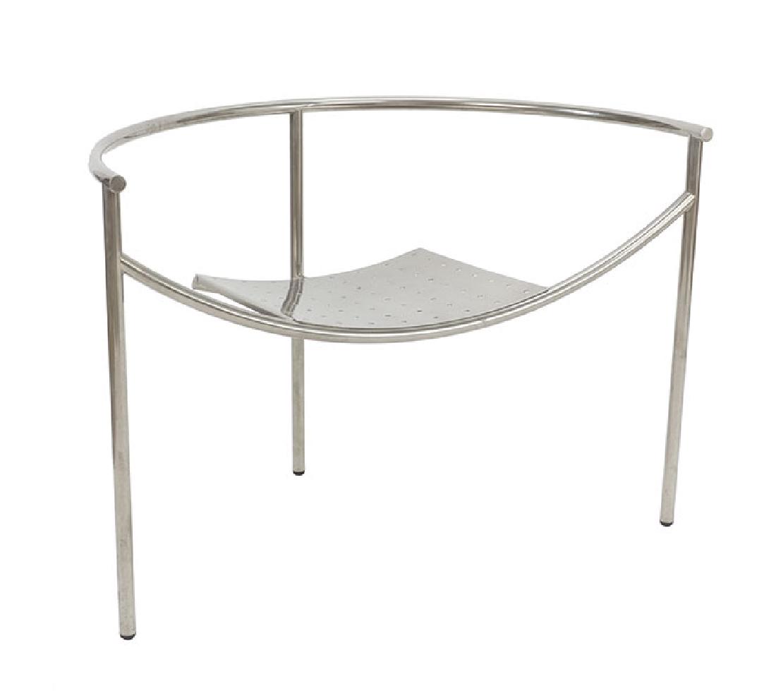 A Philippe Starck 'Doctor Sonderbar' Steel Chair. (1 of 1)