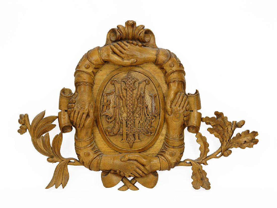 A Late 19th Century Plaque. (1 of 1)