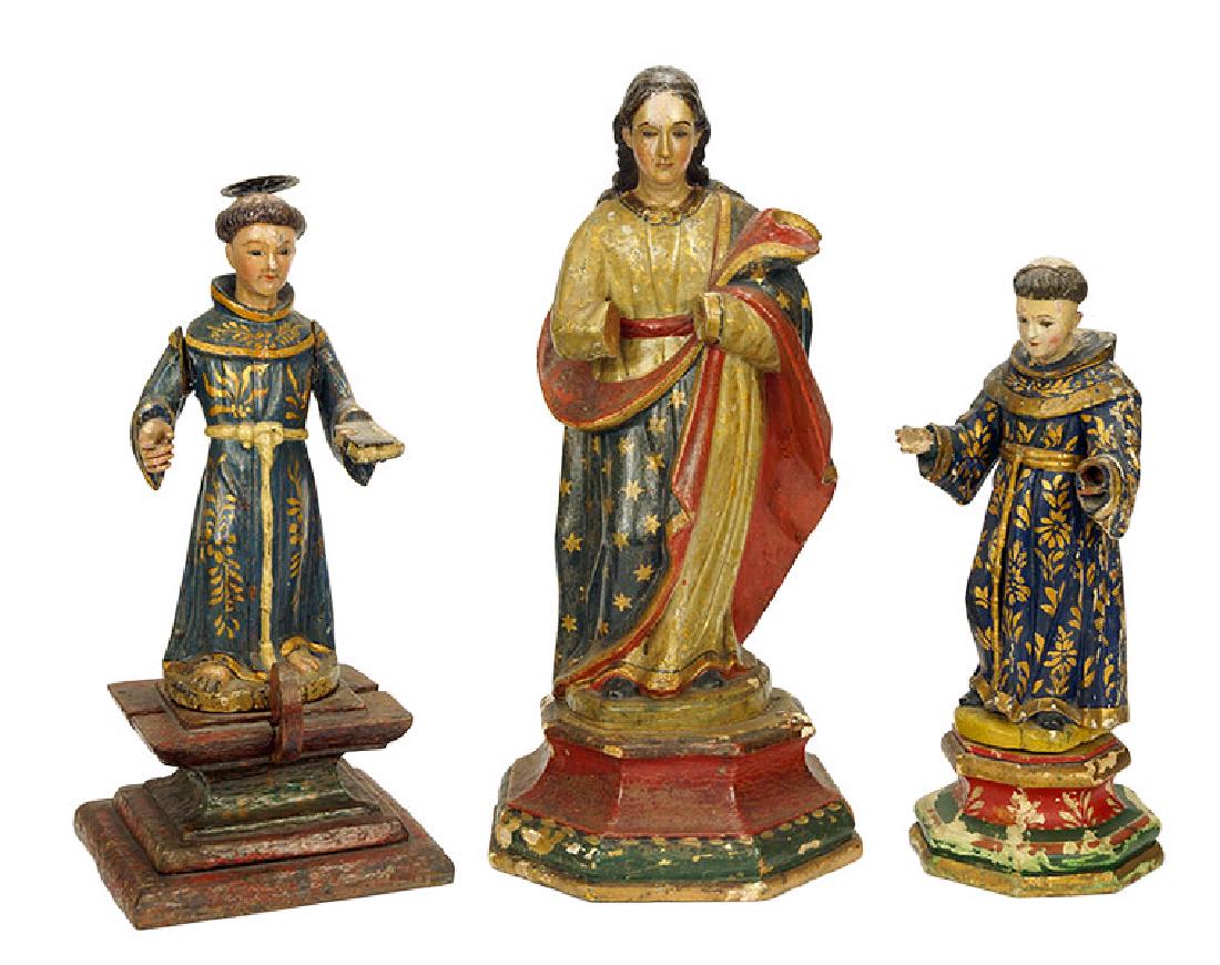 Three Santos Figures. (1 of 1)