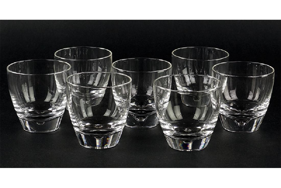 A Set Of Seven Steuben Tumblers. (1 of 1)