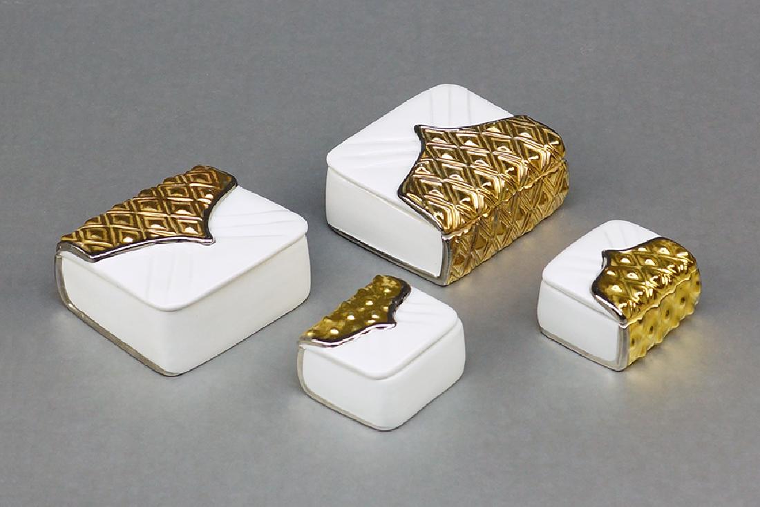 Four Buccellati Porcelain Boxes. (1 of 1)